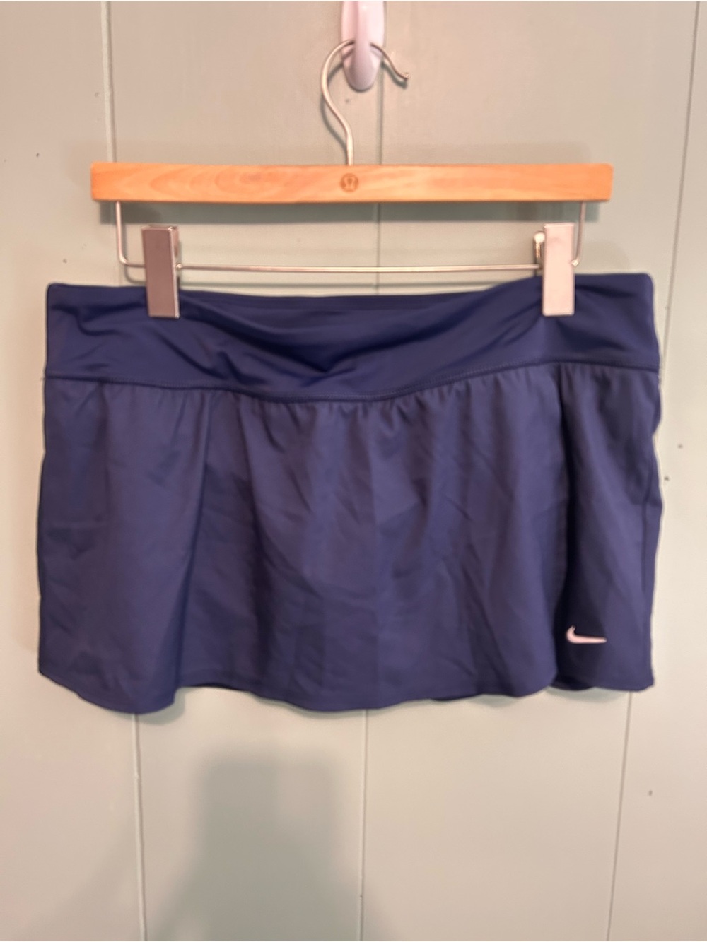 Nike Navy Athletic Swim Skort
